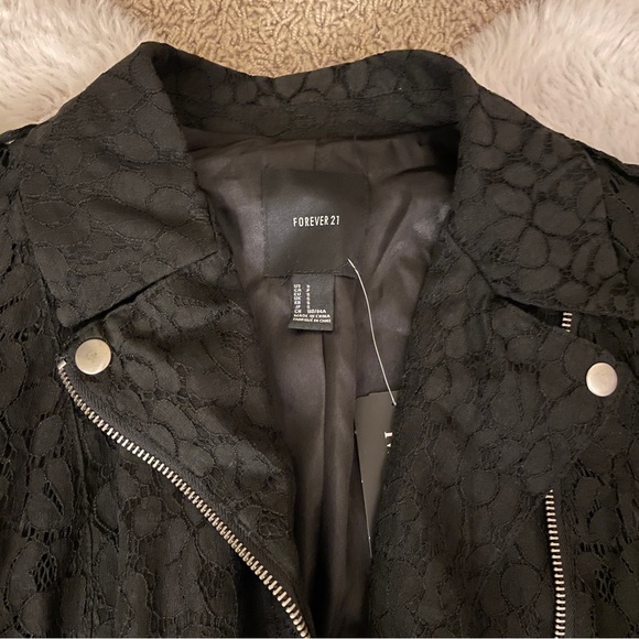 Black Lace Jacket Size Small - Picture 4 of 6